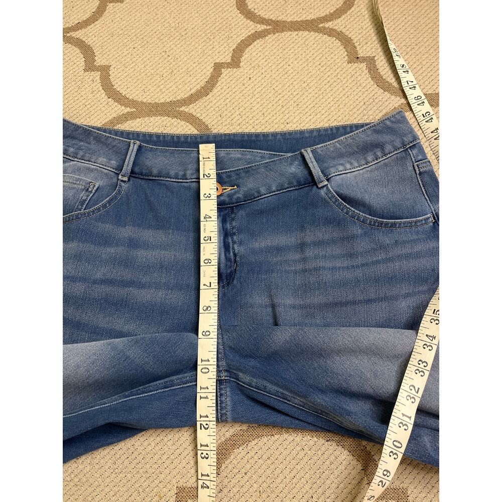 Halara Flex Asymmetric Low Rise Zipper Pockets Baggy Wide Leg, size large petite - Picture 6 of 13